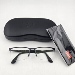 Ray-Ban RB 6335 Modern Semi-Rimless Eyeglasses 56-17-145 Frame Only